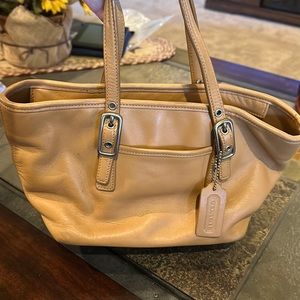 Coach All Leather Handbag